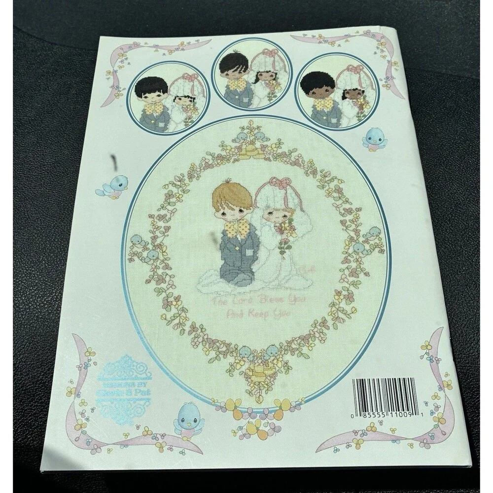 Precious Moments Wedding Collection Cross Stitch Pattern Book PMR-9 Vintage Y2K